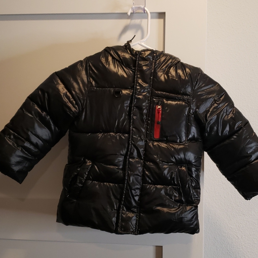 Shiny puffer jacket!